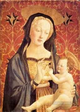 La Virgen y el Niño 1435 Renacimiento Domenico Veneziano Pinturas al óleo